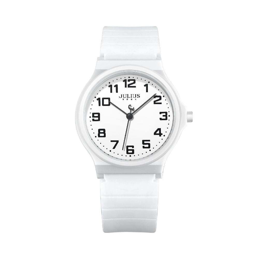 นาฬิกา Julius JA-1055 A สายซิลิโคน สีขาว