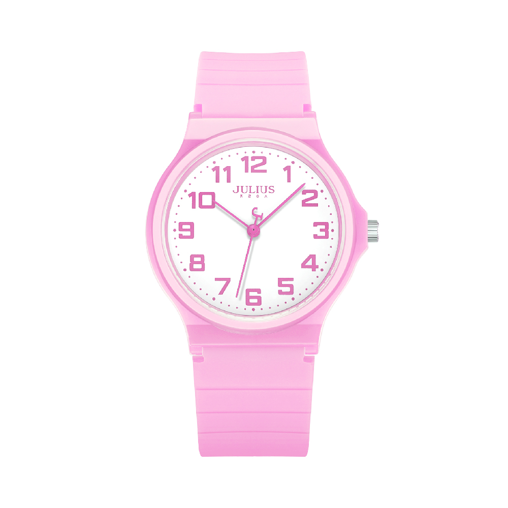 นาฬิกา Julius JA-1055 B สายซิลิโคน สีชมพู