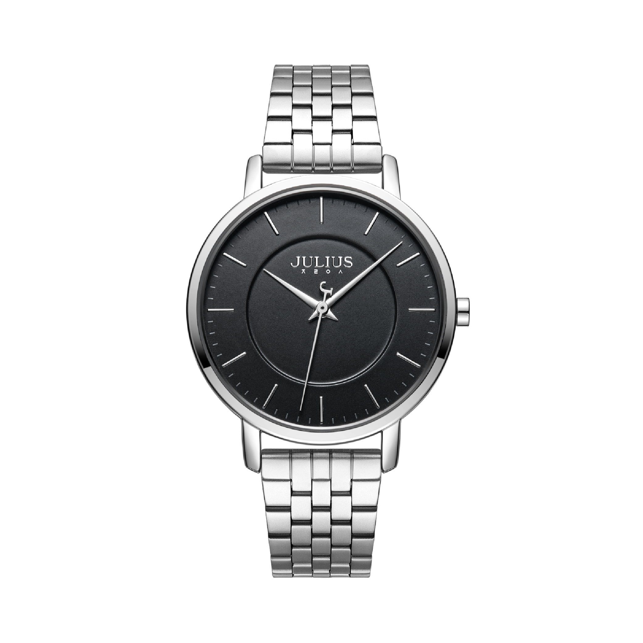 นาฬิกา Julius JA-1246 A สายสแตนเลส สีเงิน