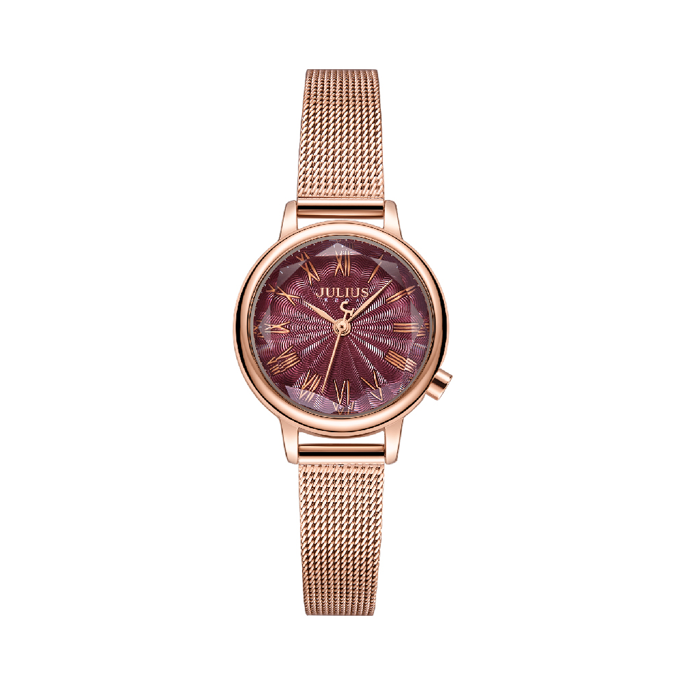 นาฬิกา Julius JA-1249 C สายสแตนเลสถัก สีโรสโกลด์