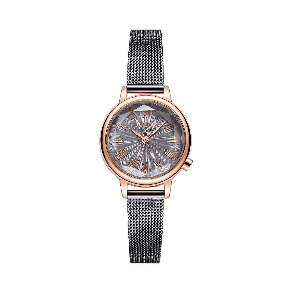 นาฬิกา Julius JA-1249 D สายสแตนเลสถัก สีเทา