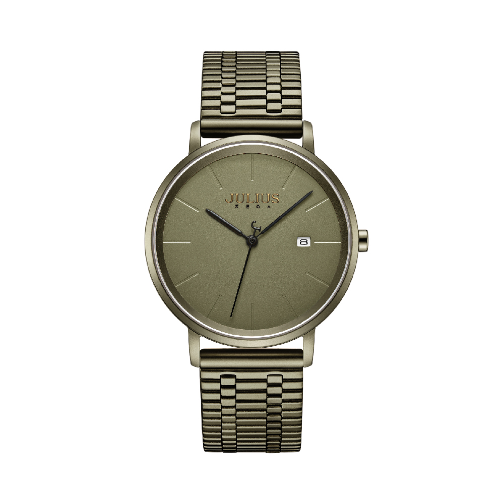 นาฬิกา Julius JA-1256 C สายสแตนเลส สีเขียว
