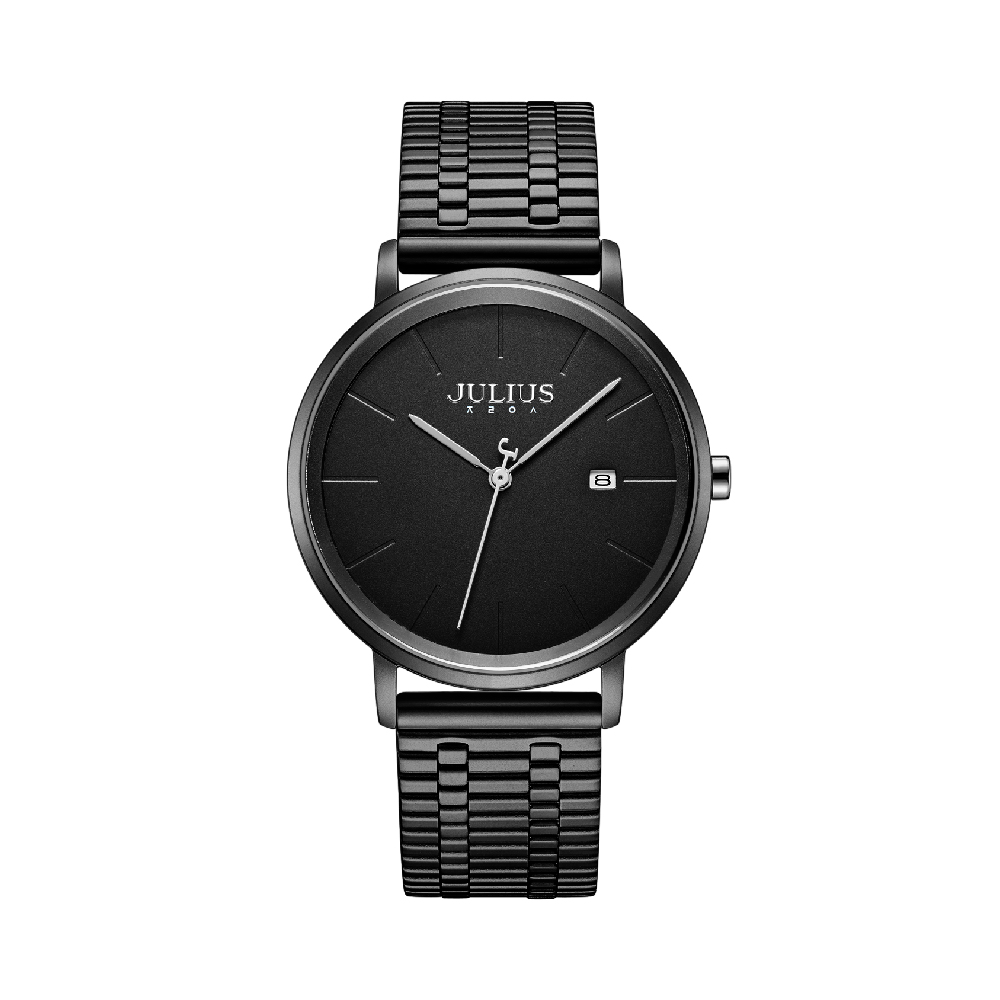 นาฬิกา Julius JA-1256 D สายสแตนเลส สีดำ