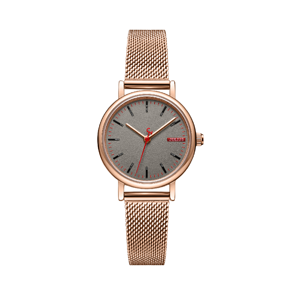 นาฬิกา Julius JA-1261 B สายสแตนเลส สีโรสโกลด์