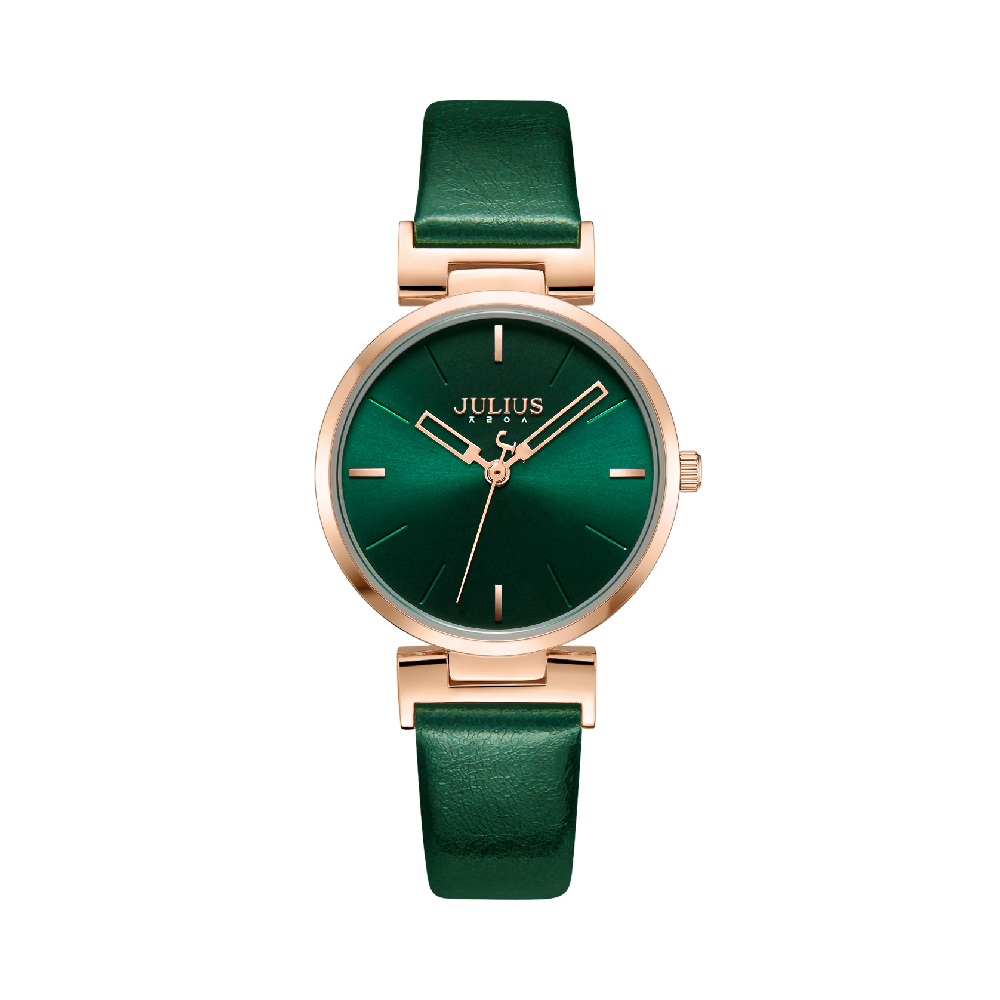 นาฬิกา Julius JA-1271 D สายหนัง สีเขียว