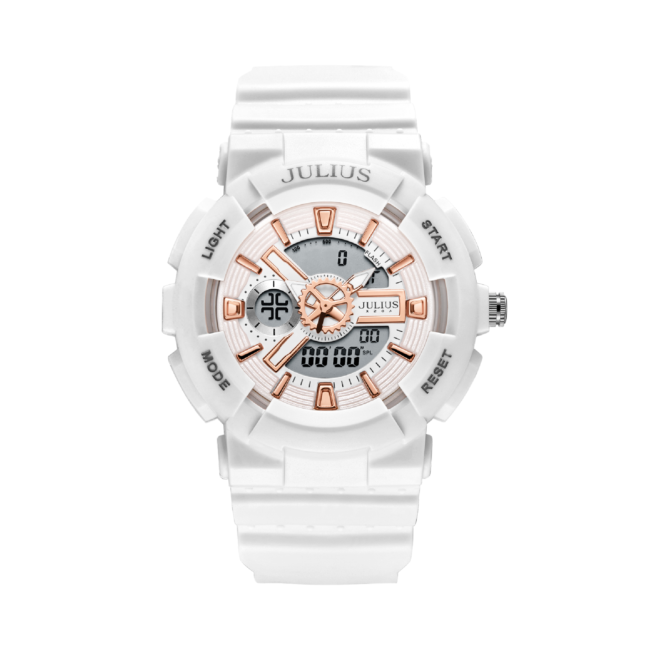 นาฬิกา Julius JA-1276 A สายซิลิโคน สีขาว