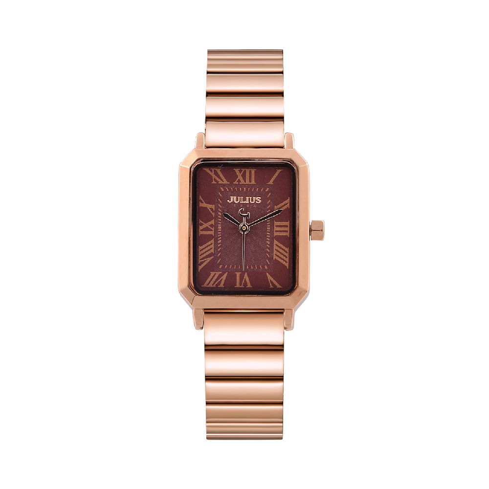 นาฬิกา Julius JA-1286 E สายสแตนเลส สีโรสโกลด์
