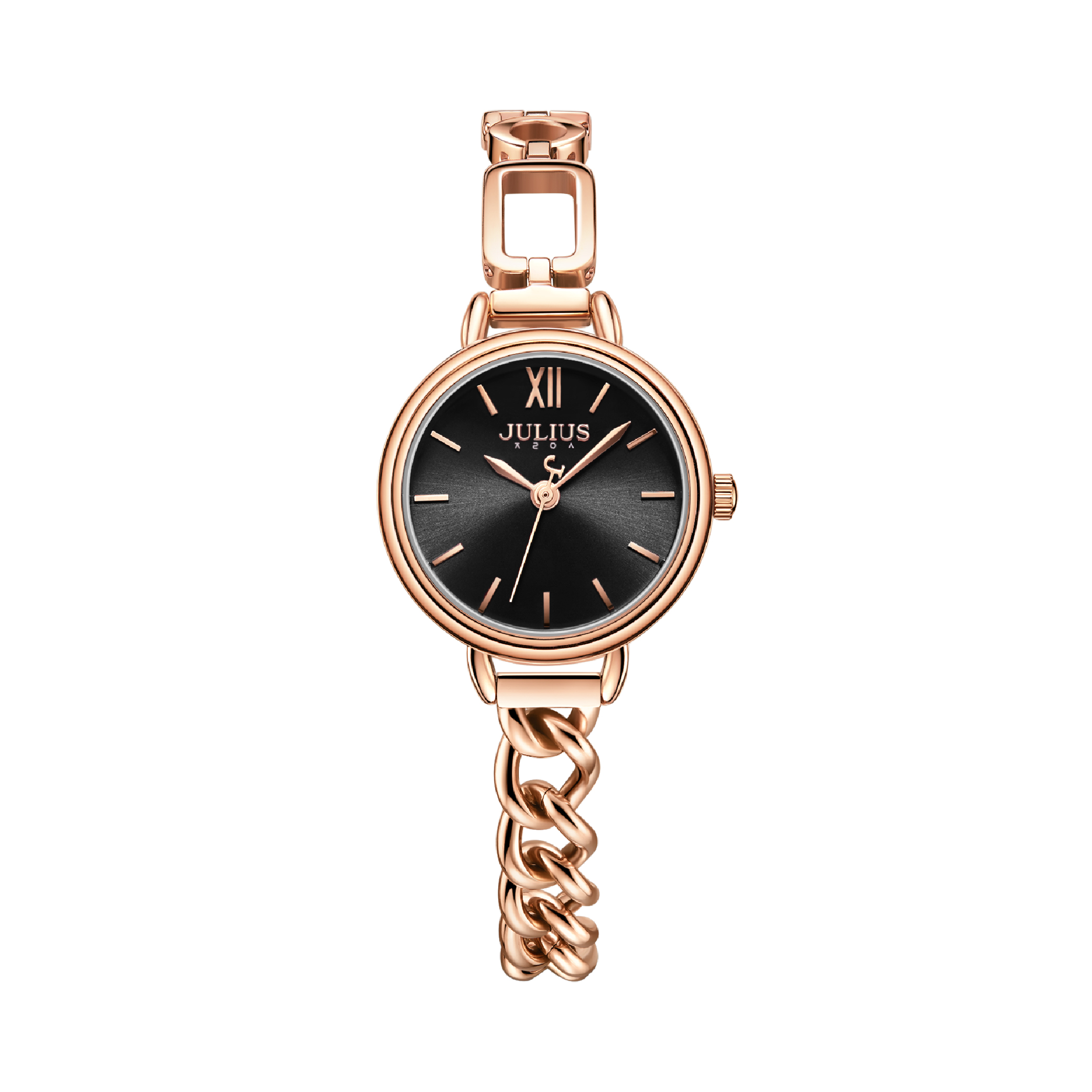นาฬิกา Julius JA-1290 D สายสแตนเลส สีโรสโกลด์