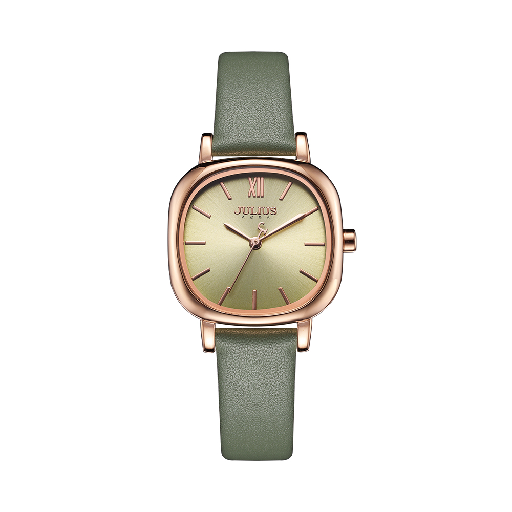 นาฬิกา Julius JA-1296 C สายหนัง สีเขียว