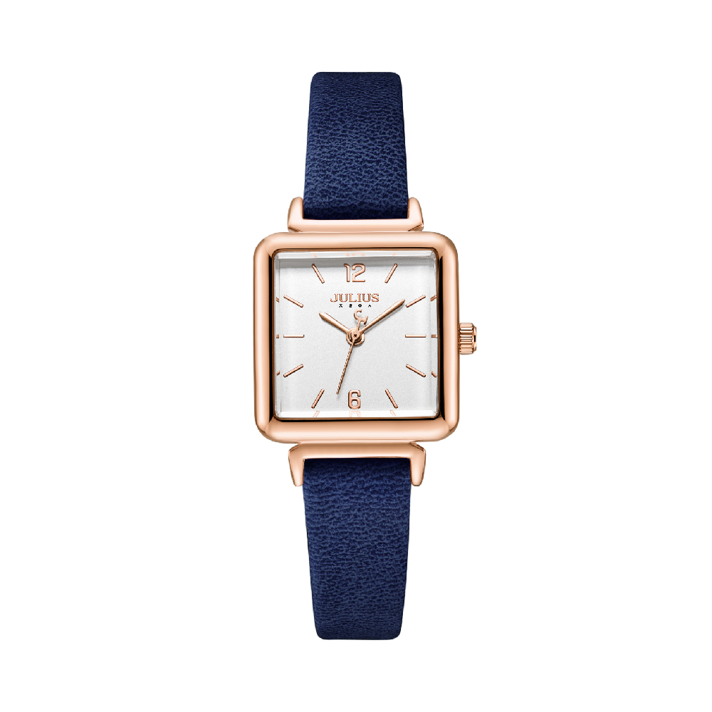 นาฬิกา Julius JA-1305 C สายหนัง สีน้ำเงิน