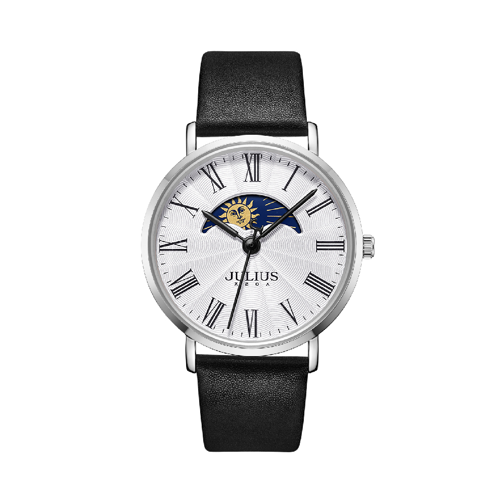 นาฬิกา Julius JA-1308M A สายหนัง สีดำ