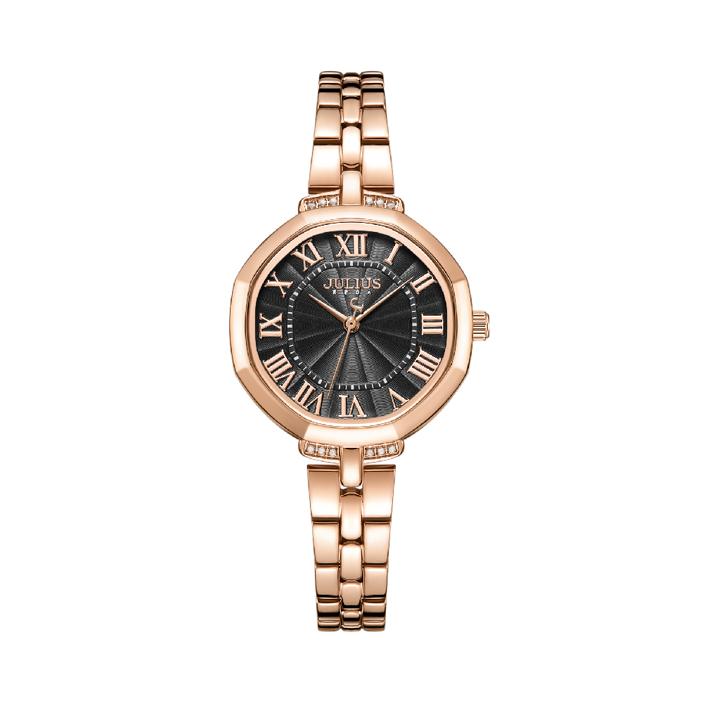 นาฬิกา Julius JA-1323 D สายสแตนเลส สีโรสโกลด์