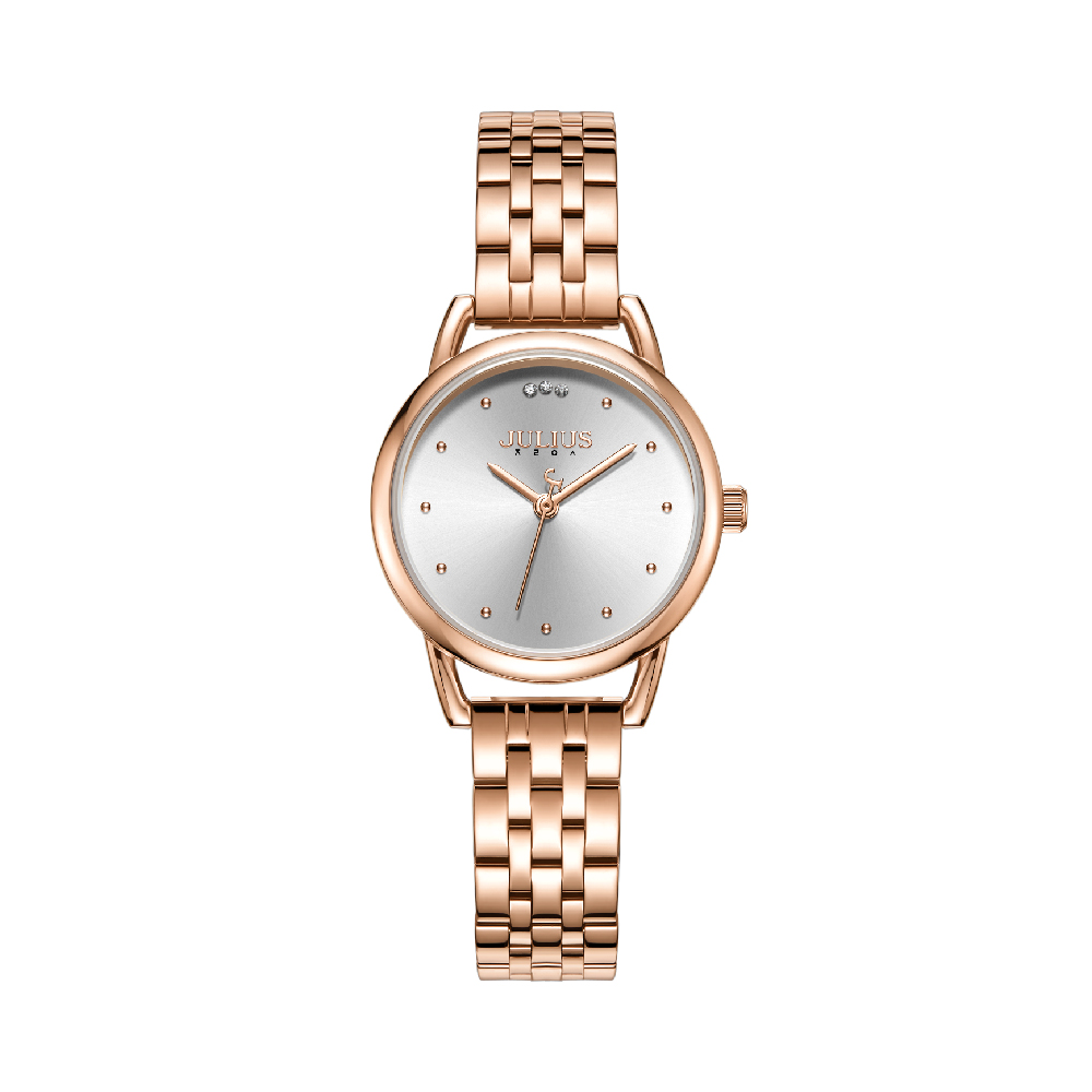 นาฬิกา Julius JA-1324 A สายสแตนเลส สีโรสโกลด์