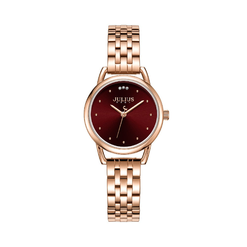 นาฬิกา Julius JA-1324 D สายสแตนเลส สีโรสโกลด์