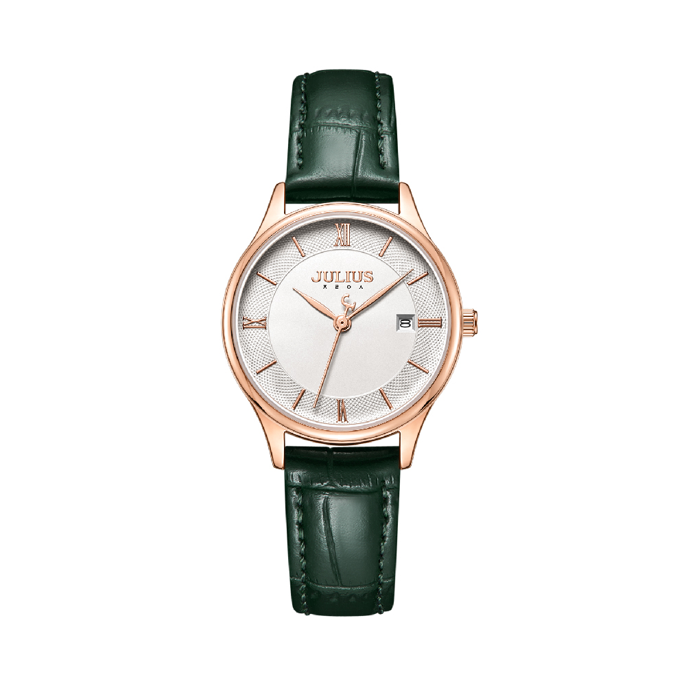 นาฬิกา Julius JA-1328L C สายหนัง สีเขียว