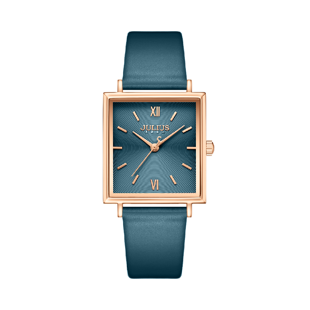 นาฬิกา Julius JA-1335 C สายหนัง สีฟ้า