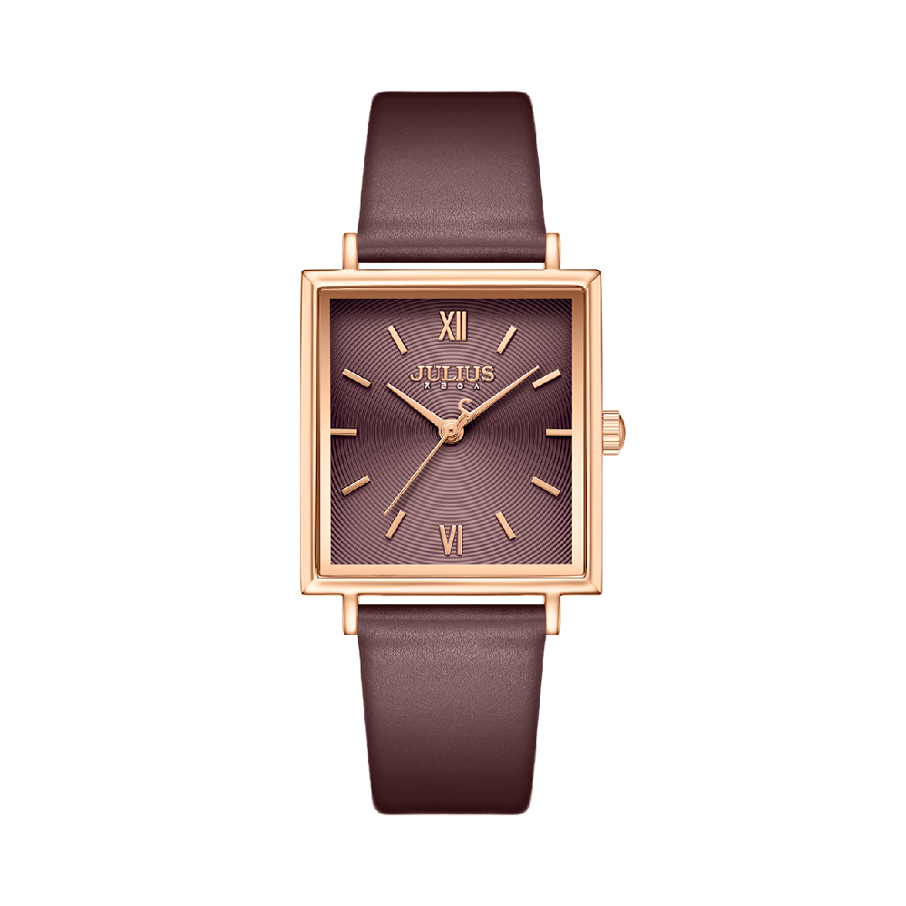 นาฬิกา Julius JA-1335 D สายหนัง สีน้ำตาล
