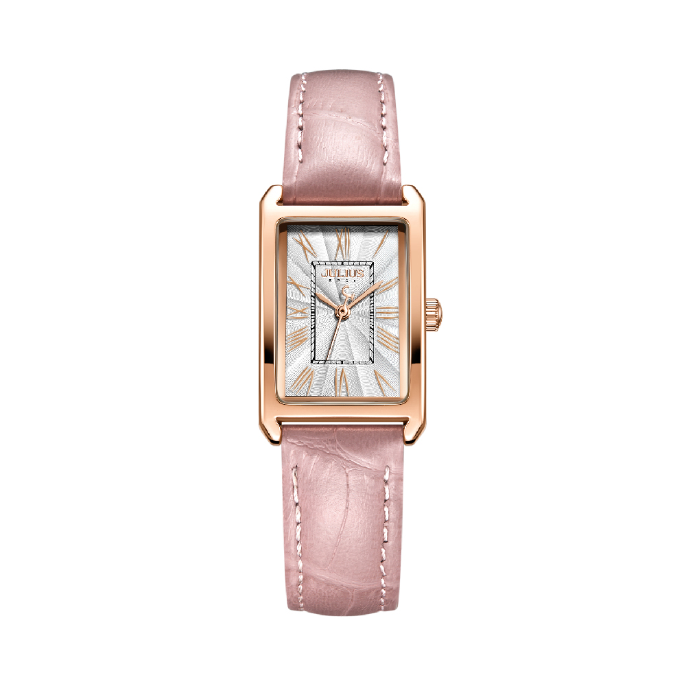 นาฬิกา Julius JA-1338 B สายหนัง สีชมพู