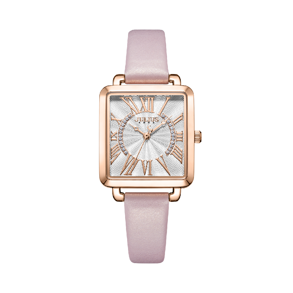 นาฬิกา Julius JA-1340 A สายหนัง สีชมพู