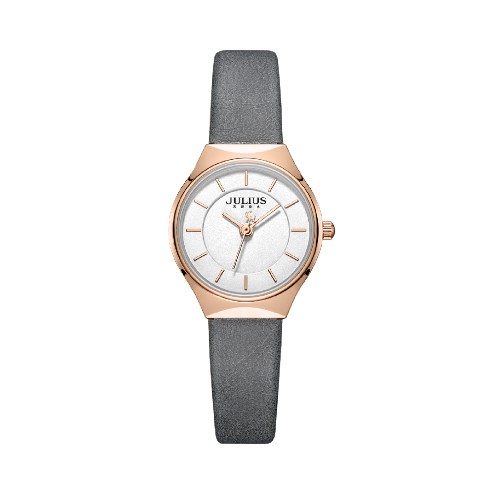 นาฬิกา Julius JA-1343 B สายหนัง สีเทา