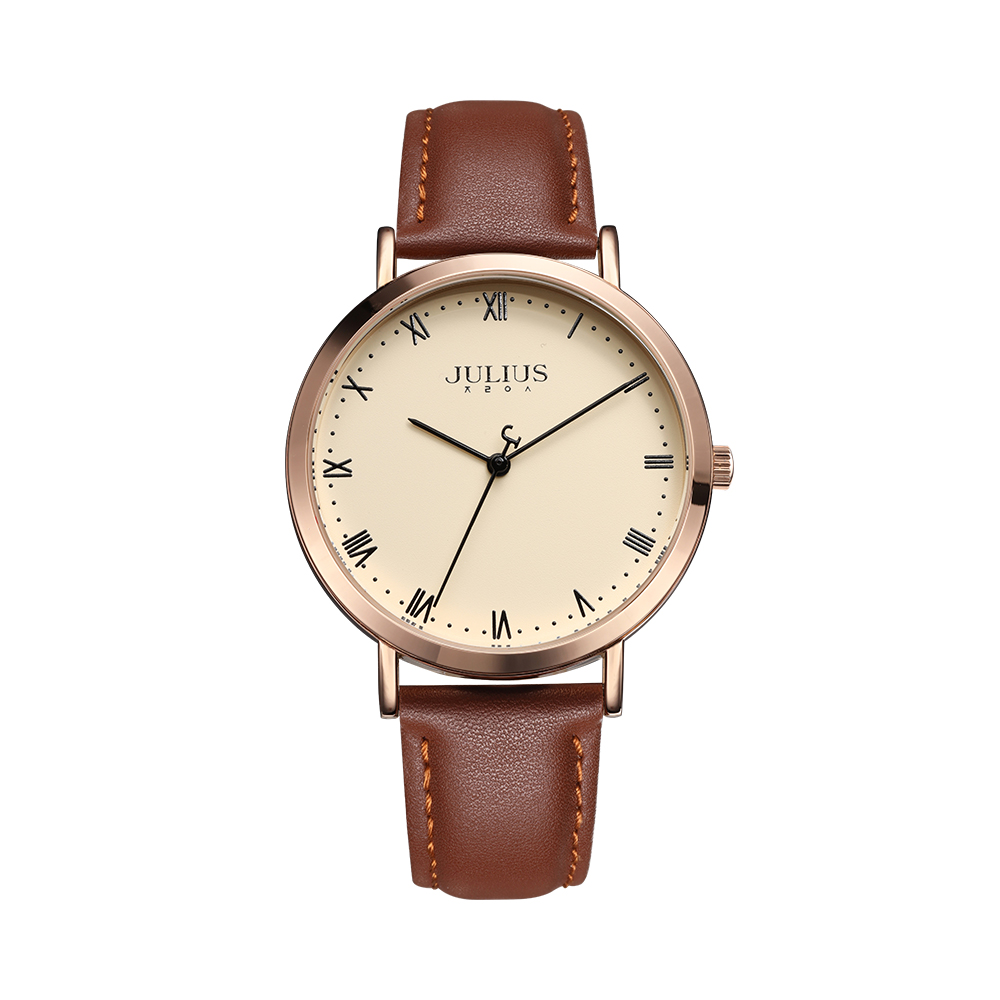 นาฬิกา Julius JA-1365 B สายหนัง สีน้ำตาล