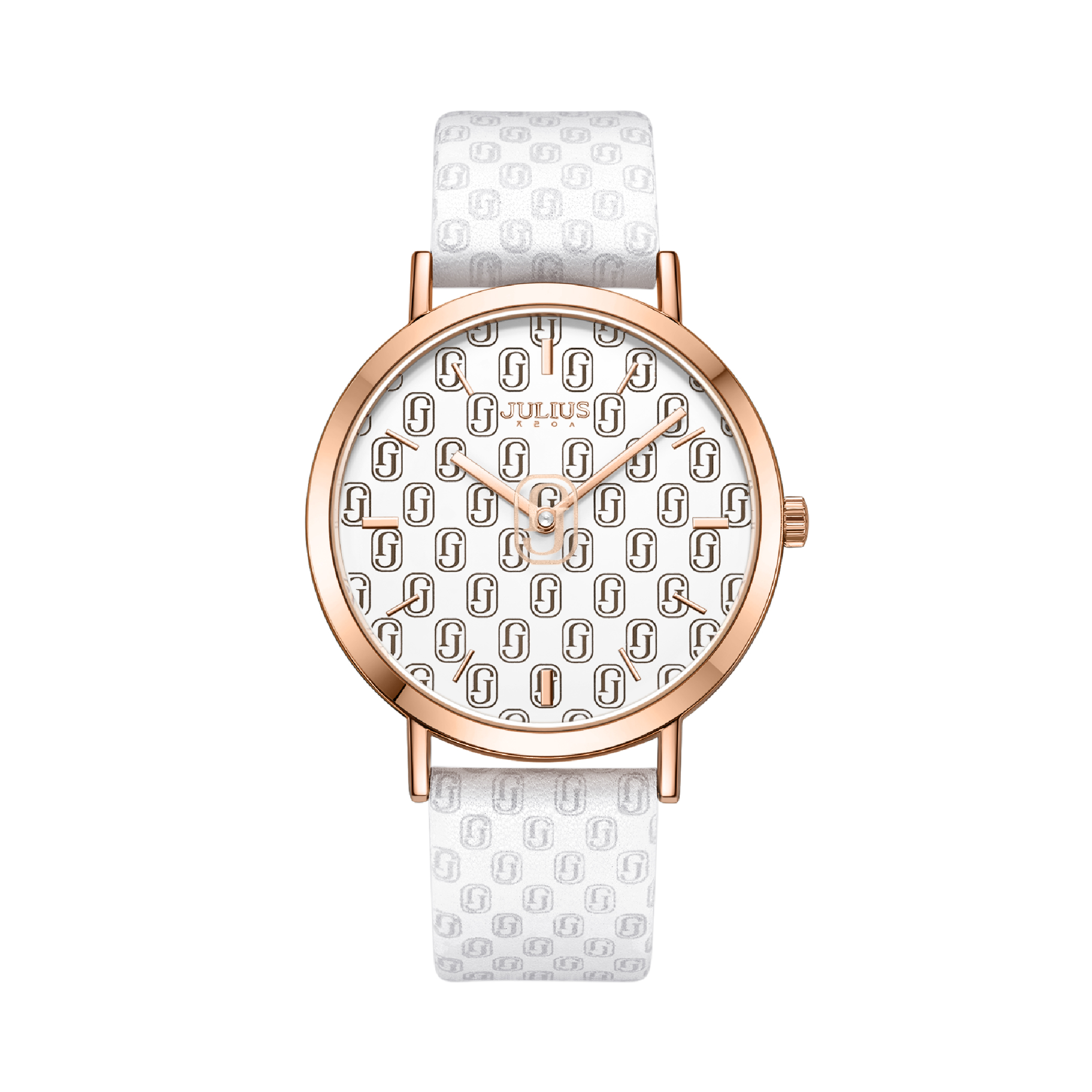 นาฬิกา Julius JA-1367 A สายหนัง สีขาว