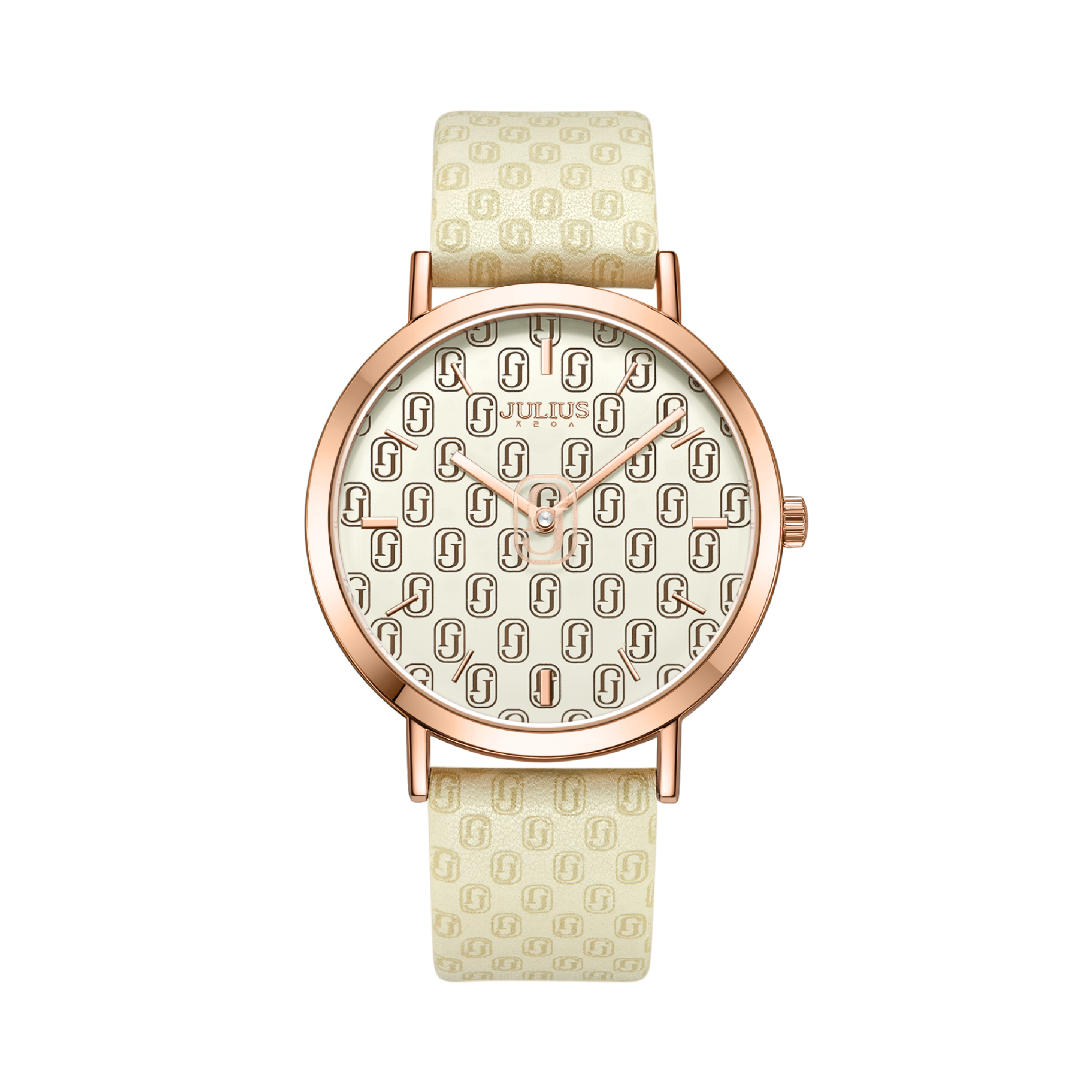 นาฬิกา Julius JA-1367 B สายหนัง สีเบจ