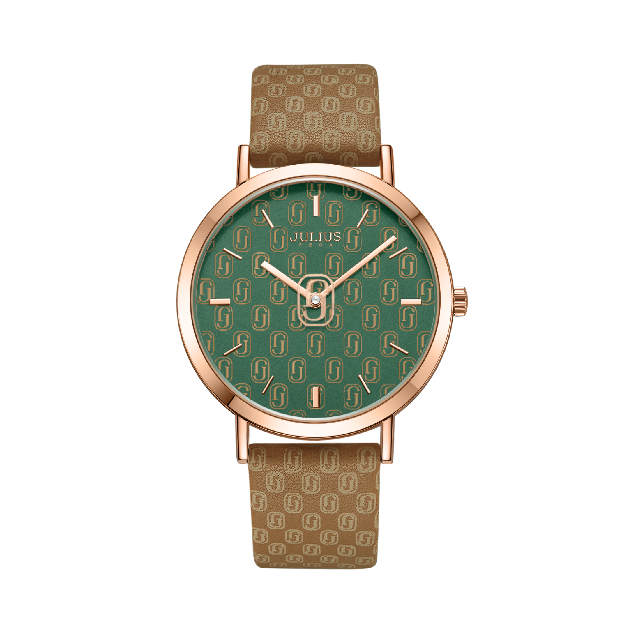 นาฬิกา Julius JA-1367 C สายหนัง สีน้ำตาล