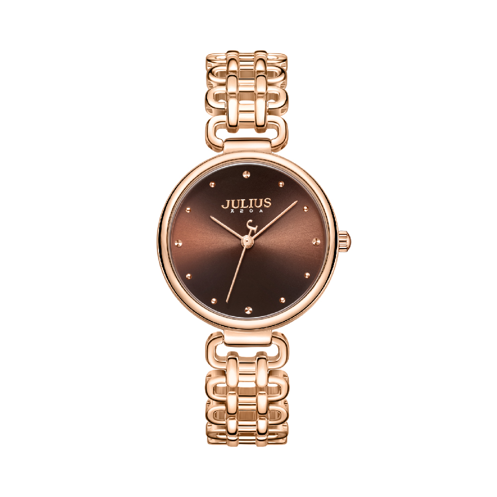 นาฬิกา Julius JA-1374 D สายสแตนเลส สีโรสโกลด์