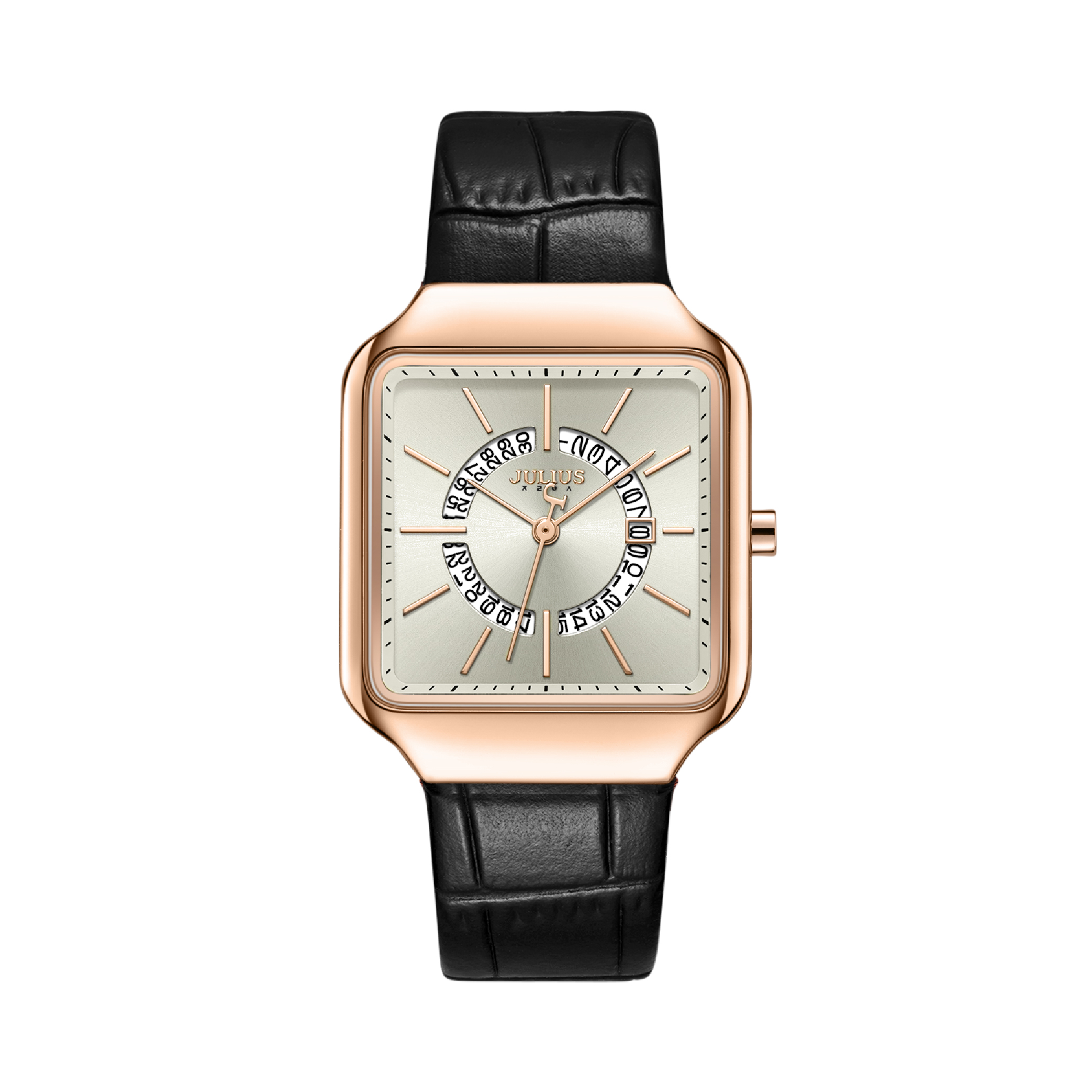 นาฬิกา Julius JA-1392L A สายหนัง สีดำ