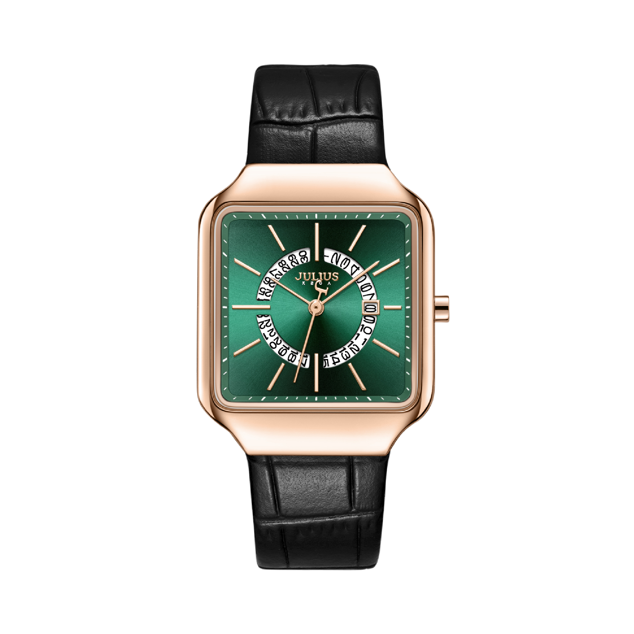 นาฬิกา Julius JA-1392L C สายหนัง สีดำ