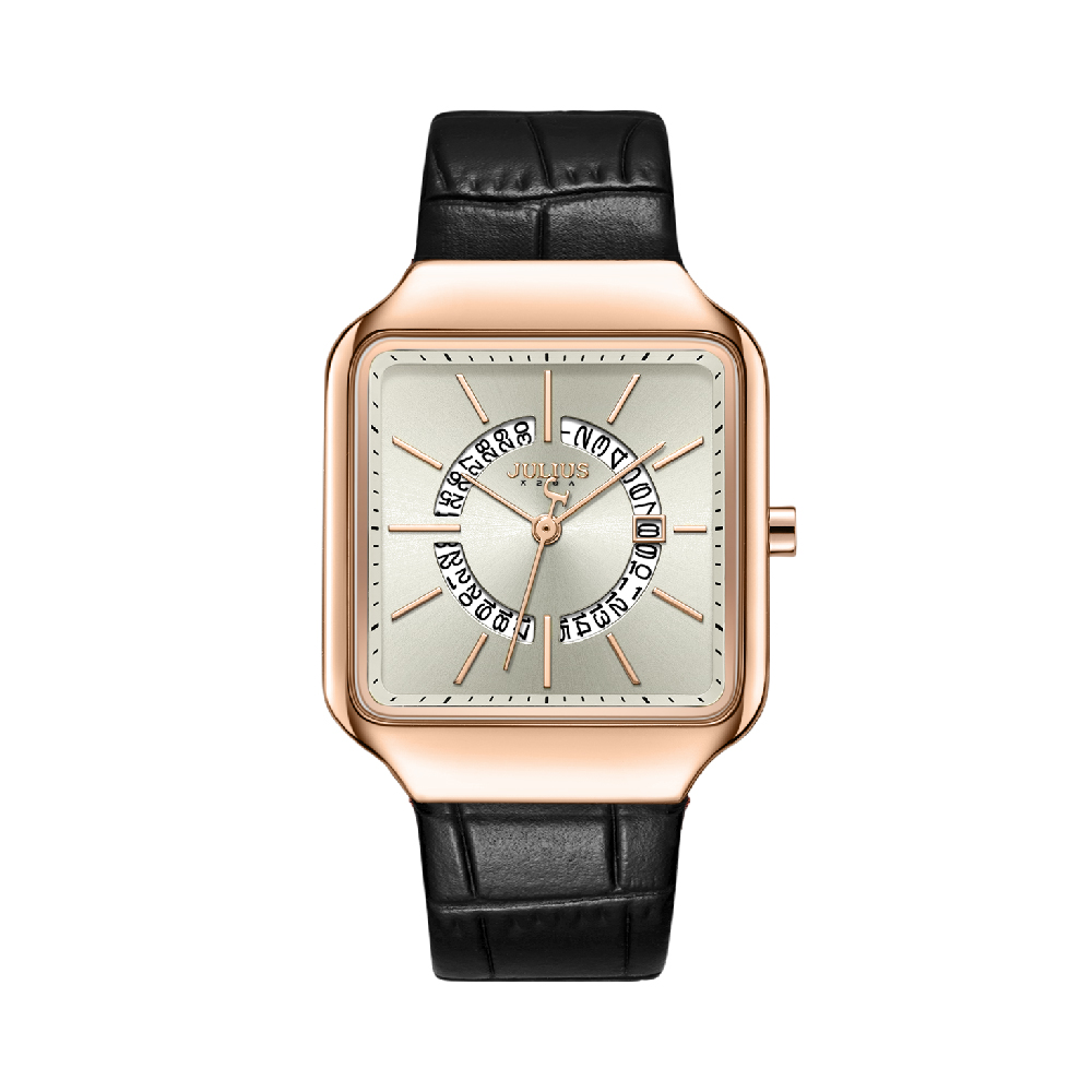 นาฬิกา Julius JA-1392M A สายหนัง สีดำ