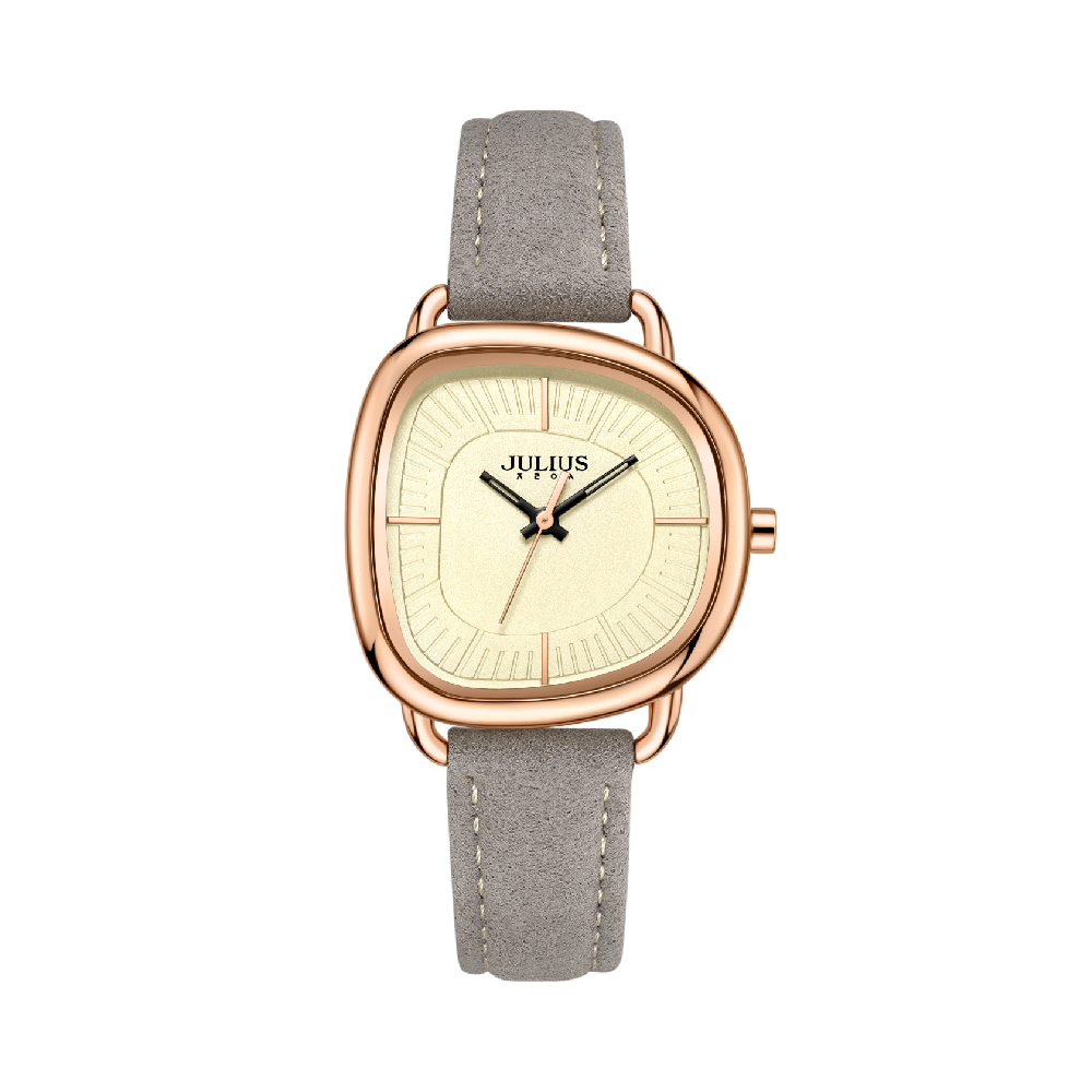 นาฬิกา Julius JA-1393 B สายหนัง สีเทา