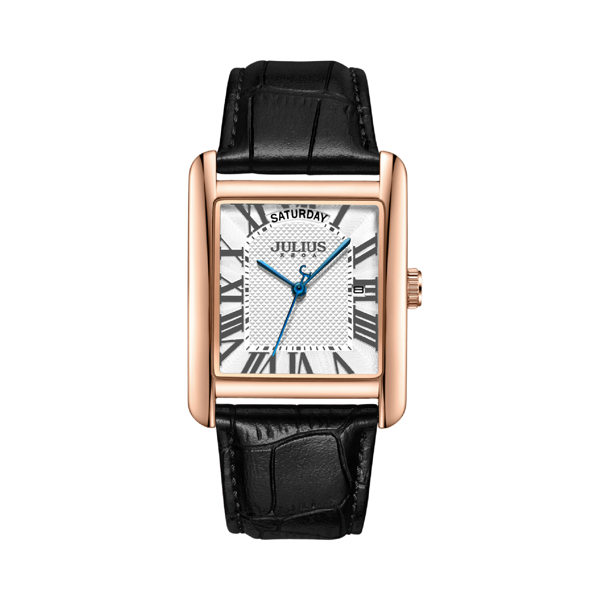 นาฬิกา Julius JA-1398 D สายหนัง สีดำ