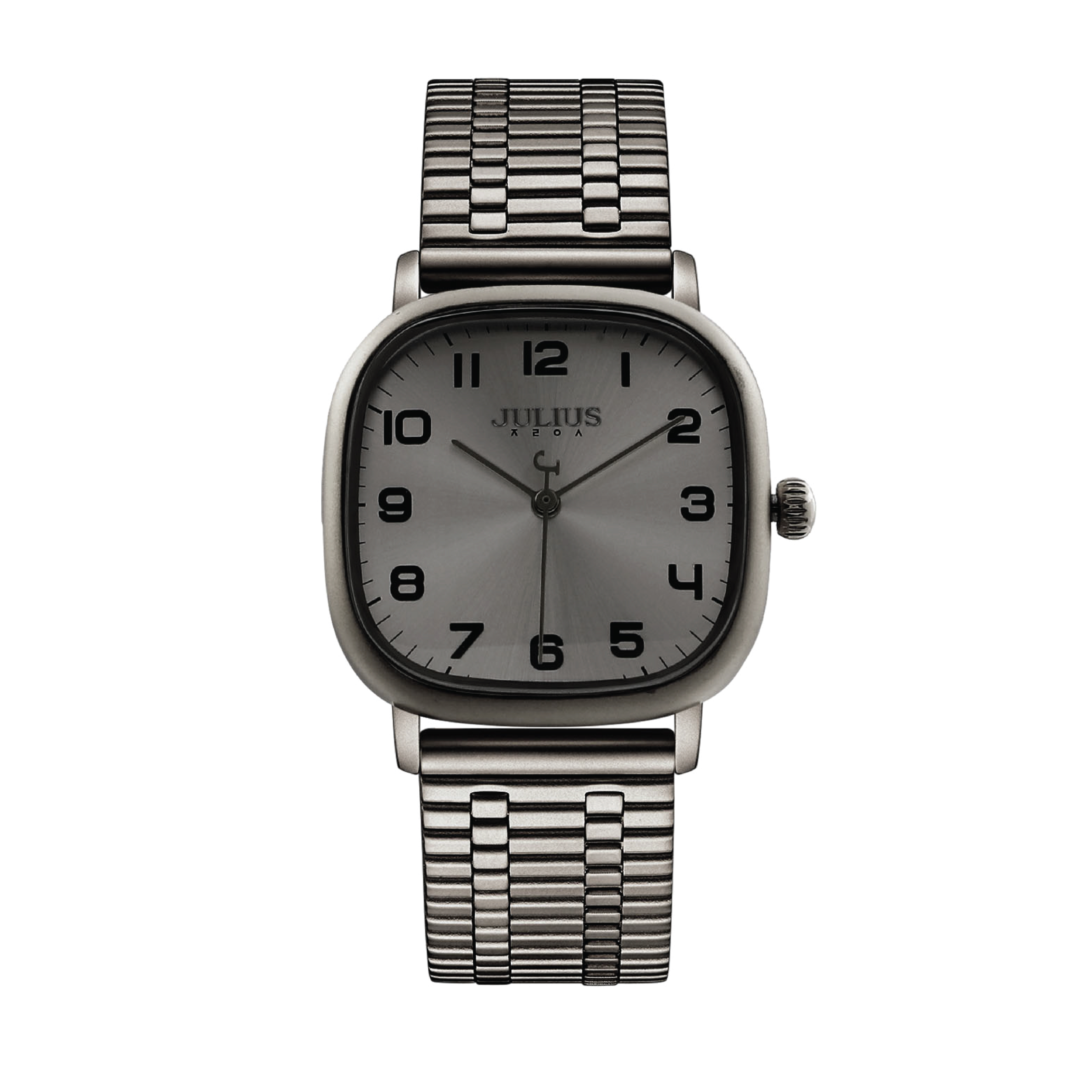 นาฬิกา Julius JA-1403 E สายสแตนเลส สีเทา