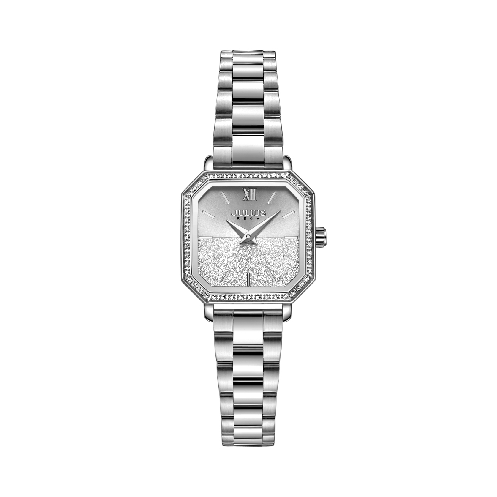 นาฬิกา Julius JA-1406 A สายสแตนเลส สีเงิน