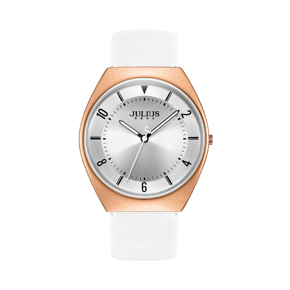 นาฬิกา Julius JA-1407 C สายซิลิโคน สีขาว