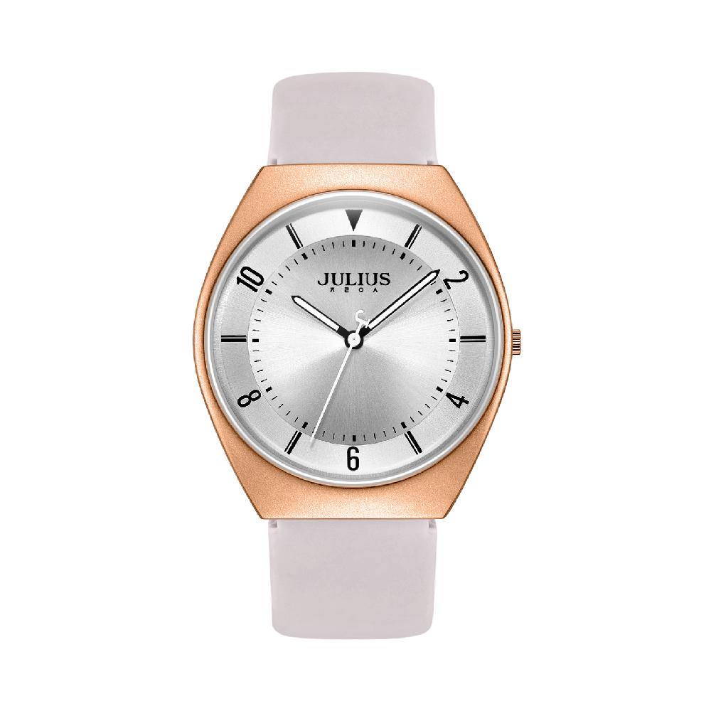 นาฬิกา Julius JA-1407 D สายซิลิโคน สีขาว