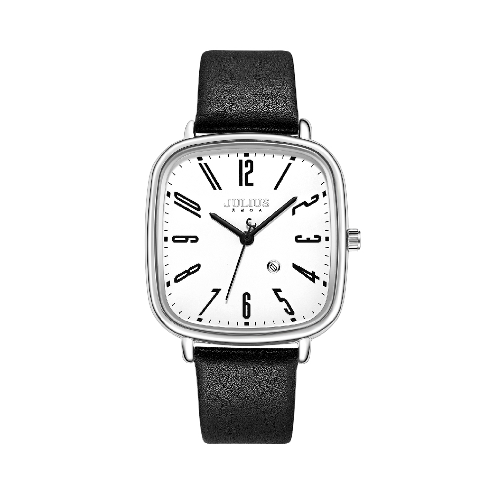 นาฬิกา Julius JA-1418M A สายหนัง สีดำ