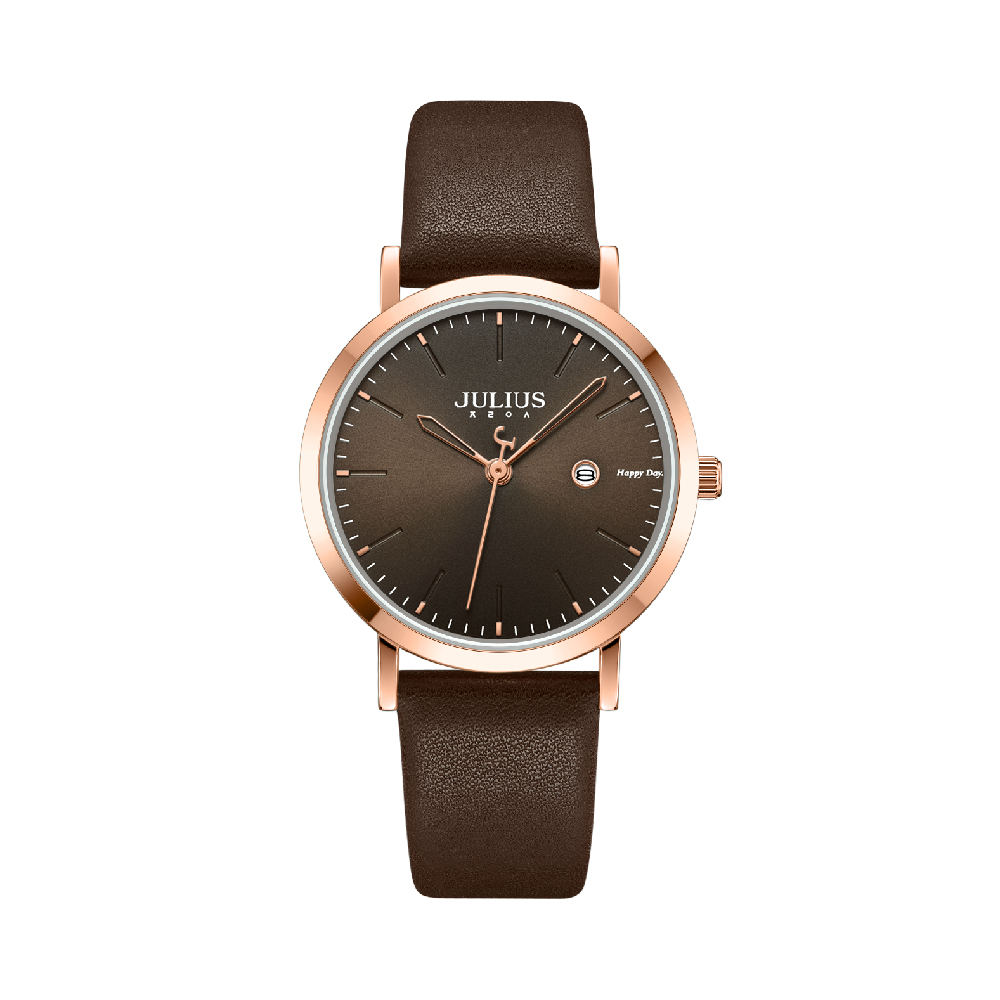 นาฬิกา Julius JA-1430 B สายหนัง สีน้ำตาล