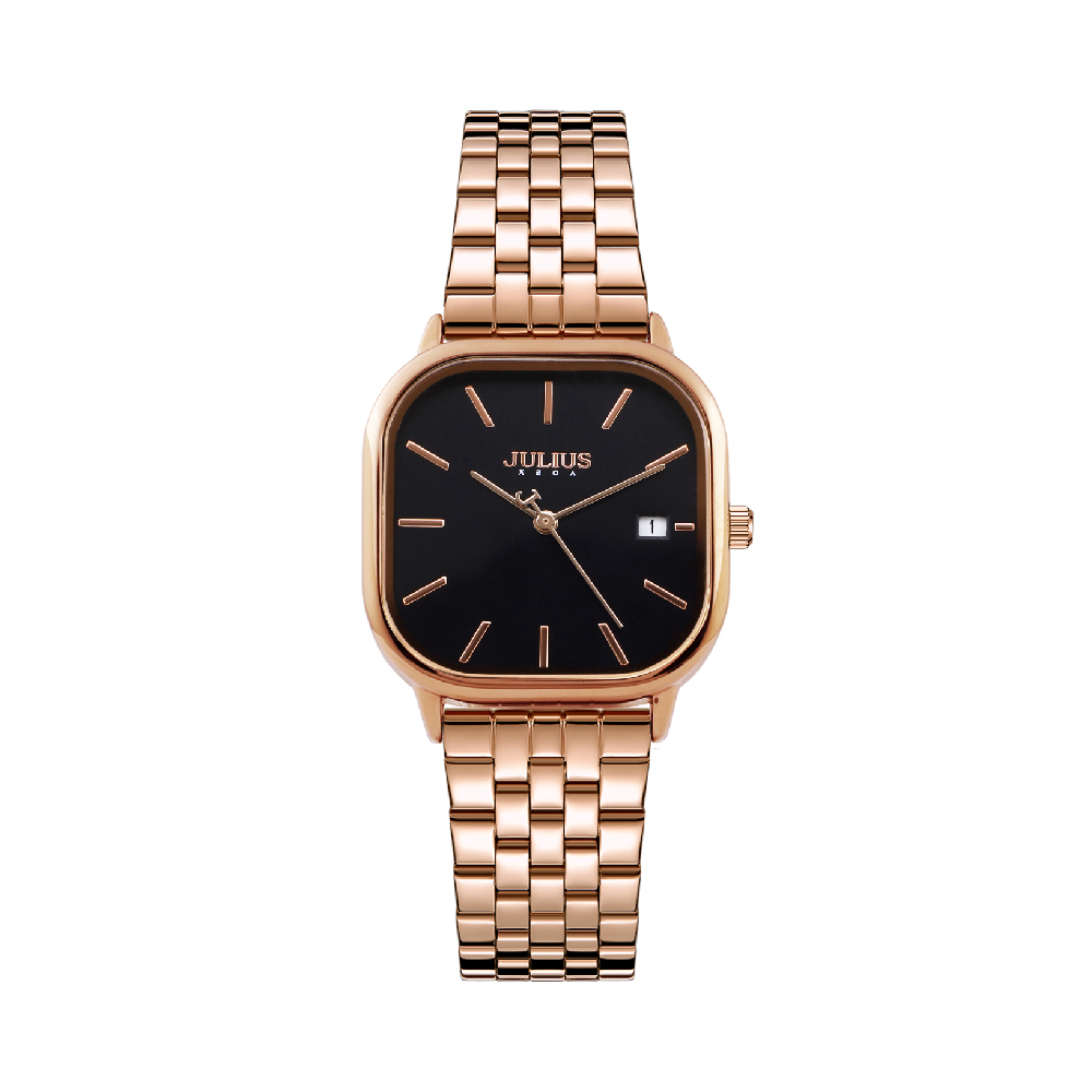 นาฬิกา Julius JA-1448 D สายสแตนเลส สีโรสโกลด์