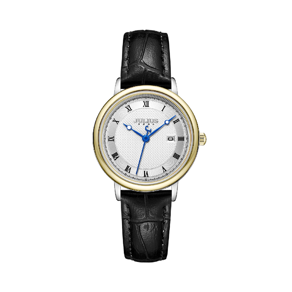 นาฬิกา Julius JA-1450L B สายหนัง สีดำ