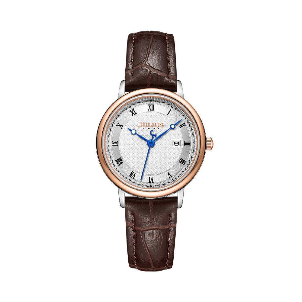 นาฬิกา Julius JA-1450L C สายหนัง สีน้ำตาล