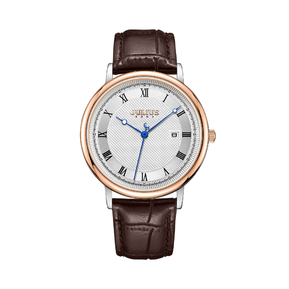 นาฬิกา Julius JA-1450M C สายหนัง สีน้ำตาล