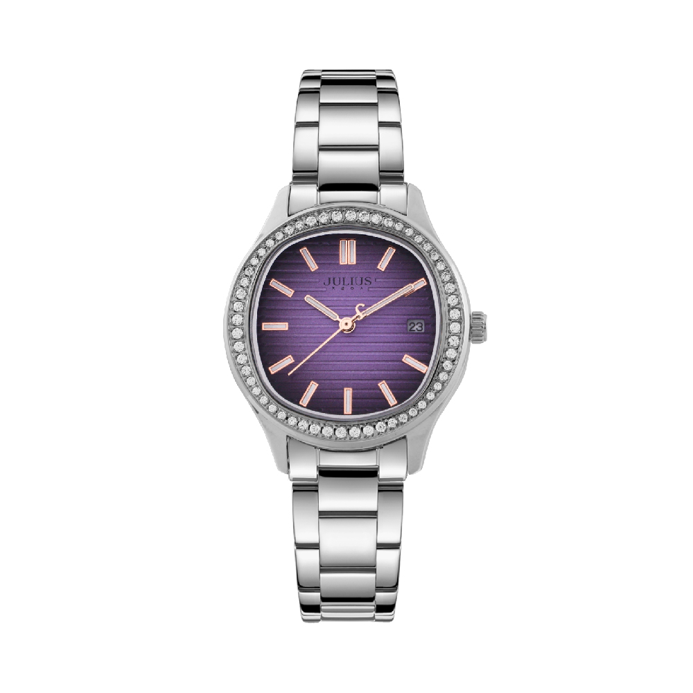 นาฬิกา Julius JA-1460 A สายสแตนเลส สีเงิน