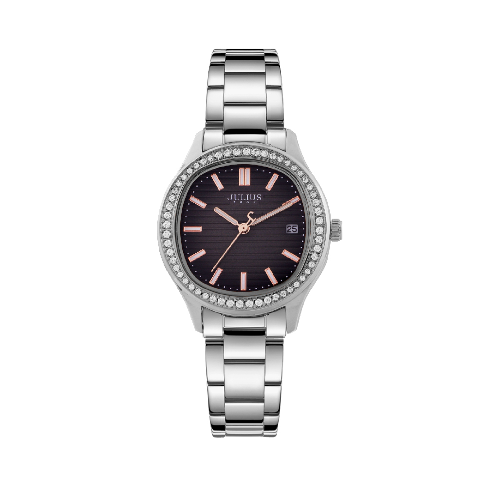 นาฬิกา Julius JA-1460 C สายสแตนเลส สีเงิน