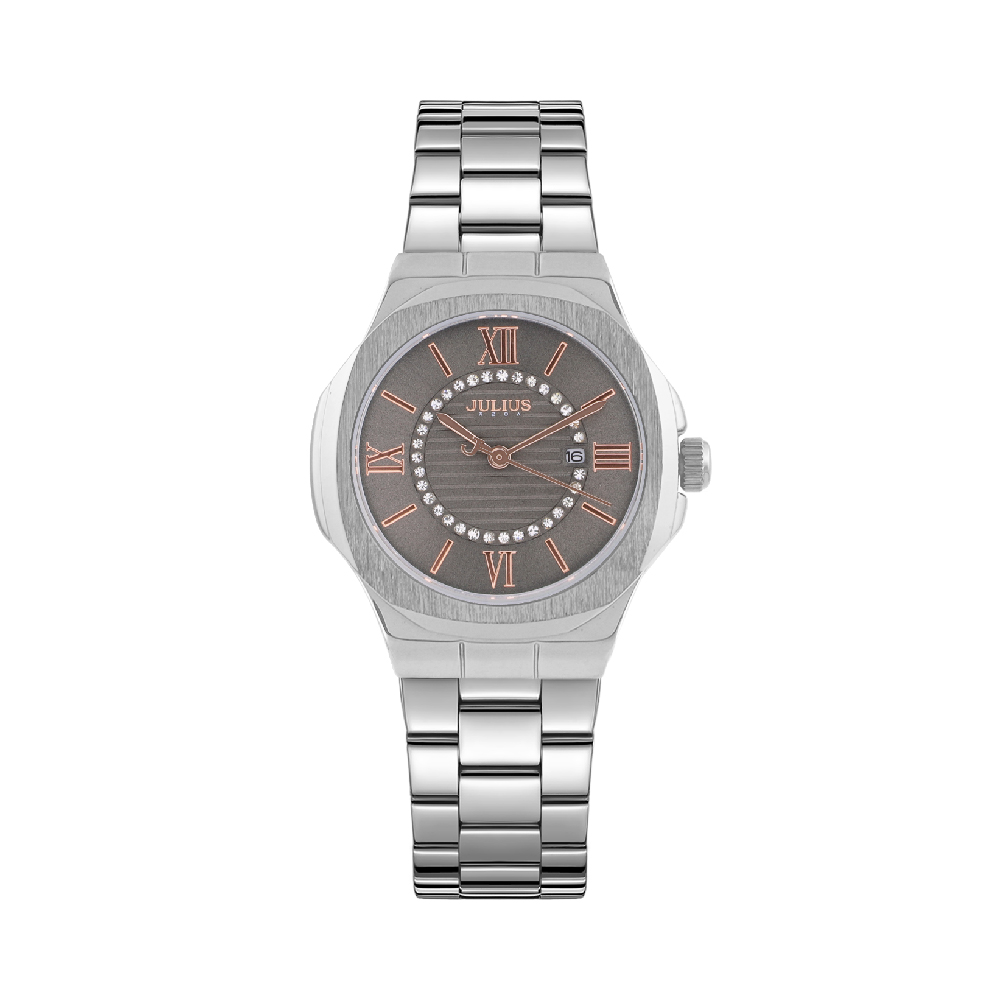 นาฬิกา Julius JA-1461 A สายสแตนเลส สีเงิน