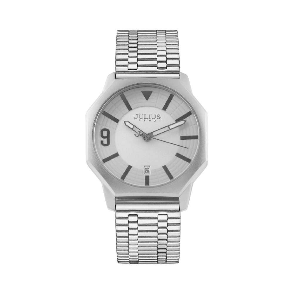 นาฬิกา Julius JA-1462 A สายสแตนเลส สีเงิน