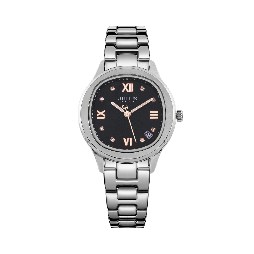 นาฬิกา Julius JA-1463 C สายสแตนเลส สีเงิน