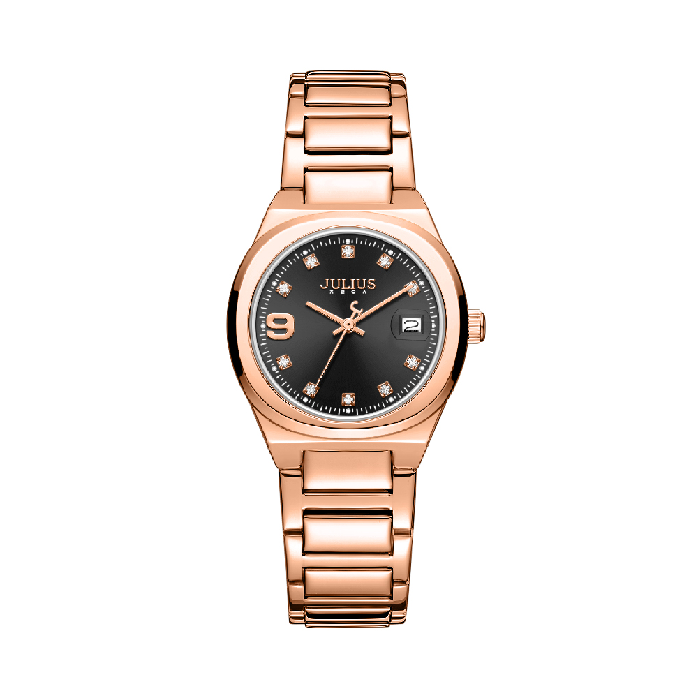 นาฬิกา Julius JA-1464 E สายสแตนเลส สีโรสโกลด์